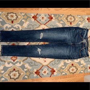 American Eagle high rise ripped skinny jeans